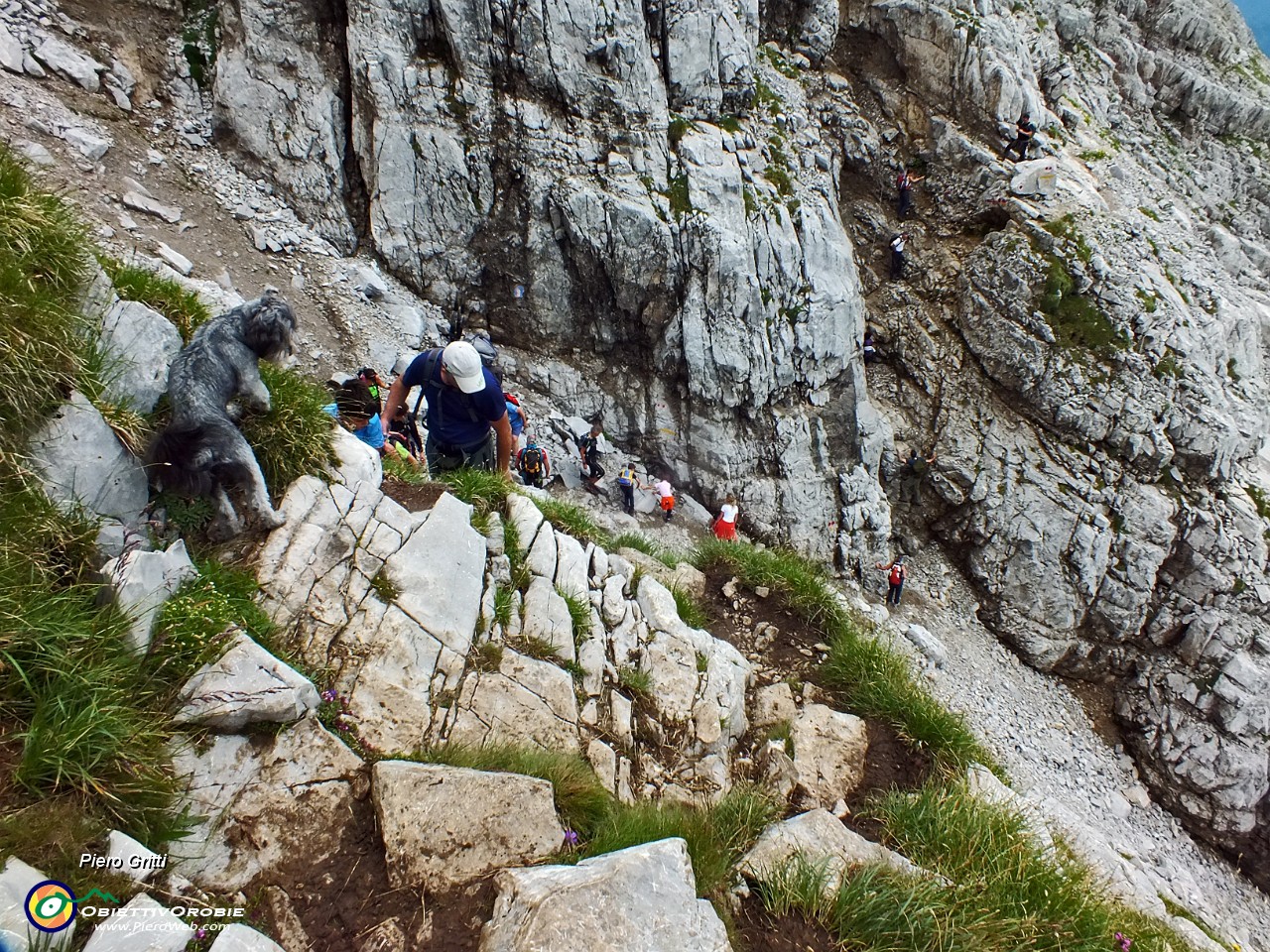 28 Scendiamo nel canalino....JPG